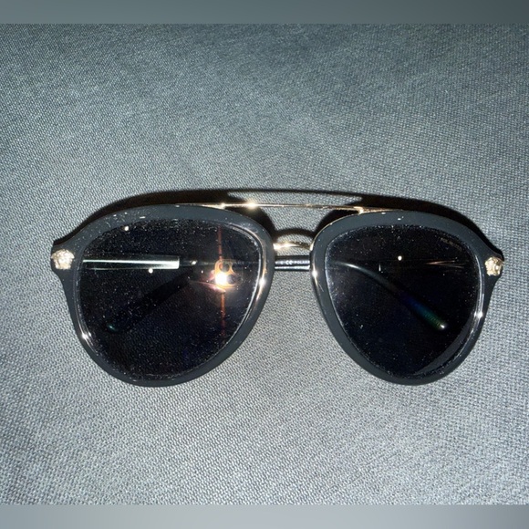 Versace Other - Black Sunglasses with Gold Accent